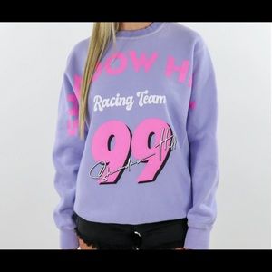 Shadow Hill Icy Grape Racing Crew Neck Sweatshirt